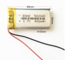 BATERIA LIPO 502040V 3.7V 400mAh