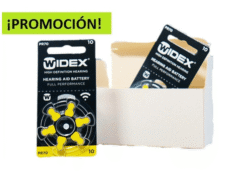 PROMOCIÓN CAJA PILA N°10 WIDEX AUDITIVA