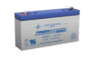 BATERÍA PS-612 POWERSONIC 6V 1.4AH F1