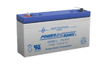 BATERÍA PS-612 POWERSONIC 6V 1.4AH F1