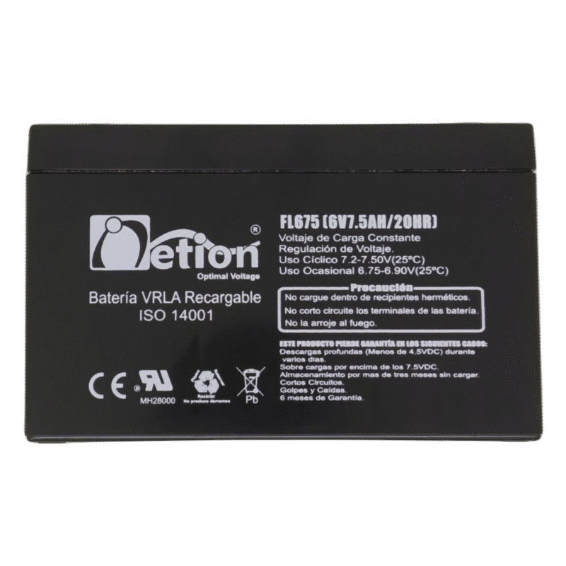 BATERÍA FL675 NETION 6V 7.5AH