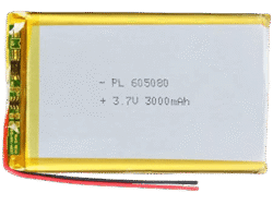 BATERÍA LIPO 605080 3.7V 3000mAh