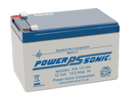 BATERÍA PS-12120 POWERSONIC 12V 12AH F2