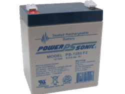 BATERÍA PS-1250 POWERSONIC 12V 5AH F2