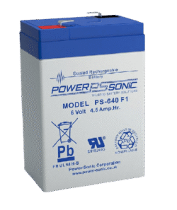 BATERÍA PS-640 POWERSONIC 6V 4.5AH F1