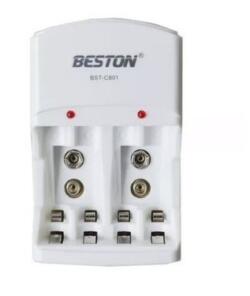 CARGADOR AA/AAA/9V BESTON *4