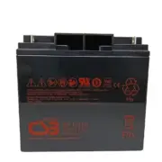 Batería CSB 12V 7.2Ah sellada recargable para UPS y sistemas de respaldo