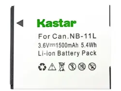 BATERIA KASTAR PARA CANON NB-11L LXY A2300 A2400 A2500 A2600 A3400 A 3500 A4000 A 4050 SX400 SX410