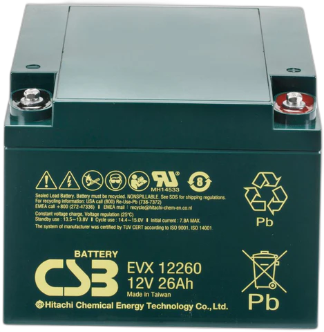 BATERÍA CSB EVX12260 12V 26AH
